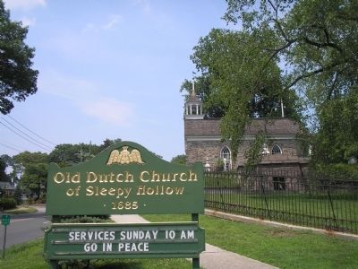 Old Dutch Church of Sleepy Hollow image. Click for full size.