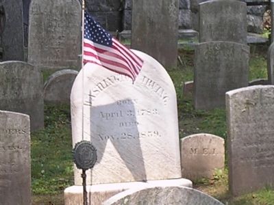 Grave of Washington Irving image. Click for full size.