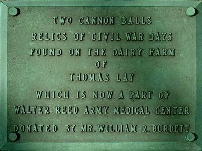 Cannonball Plaque image. Click for full size.