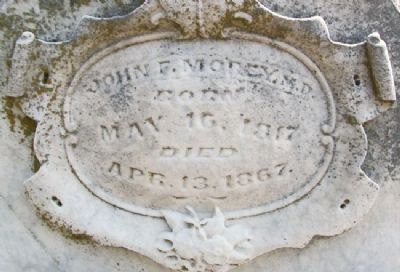 John F. Morey, M.D. Monument. Click for full size. John F. Morey, M.D. Monument image. Click for full size.
