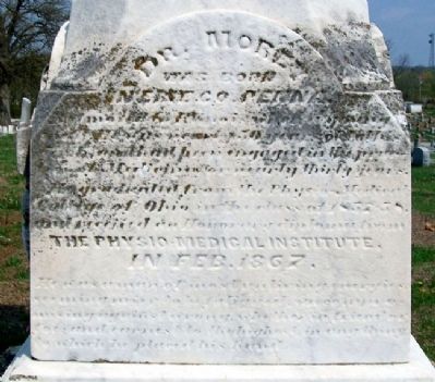 John F. Morey, M.D. Monument image. Click for full size.