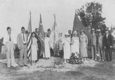 Battle of Cowpens Monument Groundbreaking Ceremonies. Click for full size. Battle of Cowpens Monument Groundbreaking Ceremonies image. Click for full size.