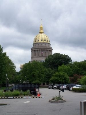 State Capitol seen from Greenbrier Street. Click for full size. State Capitol seen from Greenbrier Street image. Click for full size.