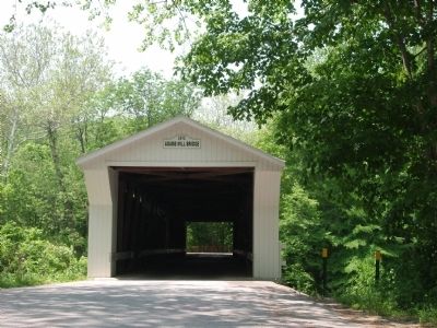 East End - - Adams Mill Covered Bridge image. Click for full size.