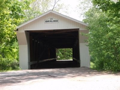 West End - - Adams Mill Covered Bridge image. Click for full size.