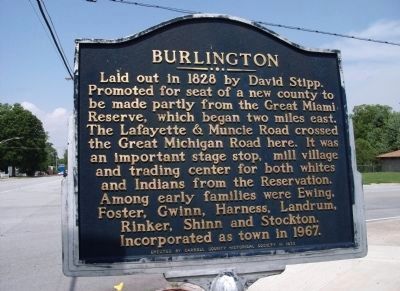 Burlington Marker image. Click for full size.