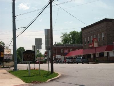 Looking S/W - - Burlington Marker image. Click for full size.