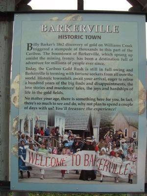 Barkerville - Historic Town image. Click for full size.
