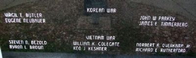 Montgomery County War Memorial Honor Roll. Click for full size. Montgomery County War Memorial Honor Roll image. Click for full size.