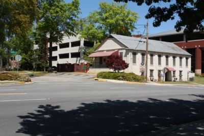 Palmetto Arsenal / Iron Works and Marker, at Lincoln and Laurel Streets. Click for full size. Palmetto Arsenal / Iron Works and Marker, at Lincoln and Laurel Streets image. Click for full size.