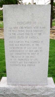 Montgomery City Veterans Memorial. Click for full size. Montgomery City Veterans Memorial image. Click for full size.