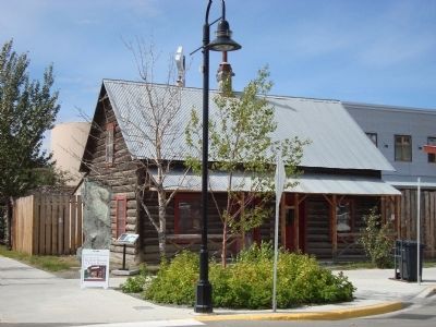 The Copper Nugget and the Dominion Telegraph Office image. Click for full size.