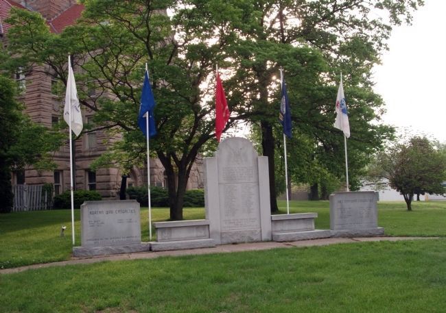 Full View - - Starke County Honor Rolls Marker image. Click for full size.