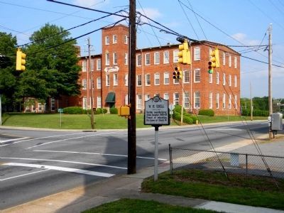 Wide view of the W. R. Odell Marker. Click for full size. Wide view of the W. R. Odell Marker image. Click for full size.
