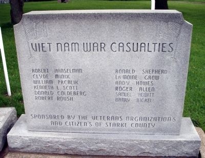 Right Section - - Viet Nam War Casualties image. Click for full size.