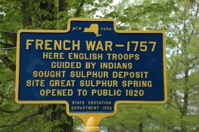 French War - 1757 Marker. Click for full size. French War - 1757 Marker image. Click for full size.
