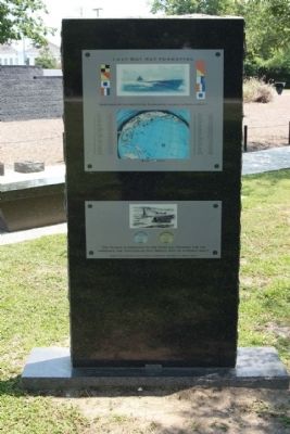 World War II Submarine Lost Boat Memorial Marker, reverse side image. Click for full size.