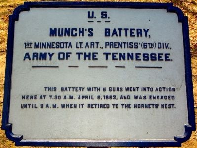 Munch's Battery Marker. Click for full size. Munch's Battery Marker image. Click for full size.