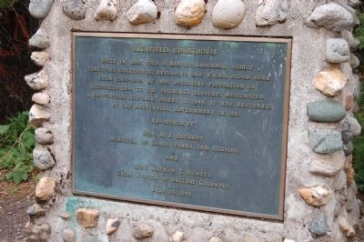 Richfield Courthouse Marker. Click for full size. Richfield Courthouse Marker image. Click for full size.
