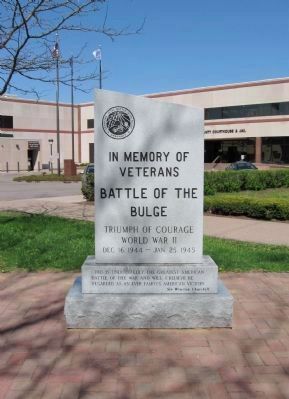 Battle of the Bulge Monument. Click for full size. Battle of the Bulge Monument image. Click for full size.