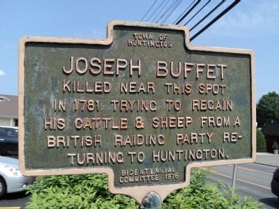 Joseph Buffet Marker. Click for full size. Joseph Buffet Marker image. Click for full size.