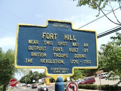 Fort Hill Marker. Click for full size. Fort Hill Marker image. Click for full size.