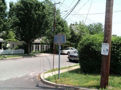 Marker in Historic Oyster Bay image. Click for full size.