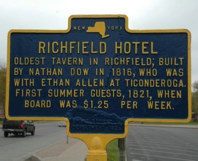 Richfield Hotel Marker. Click for full size. Richfield Hotel Marker image. Click for full size.