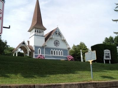 Marker in Oyster Bay. Click for full size. Marker in Oyster Bay image. Click for full size.