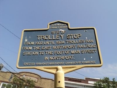 Trolley Stop Marker image. Click for full size.