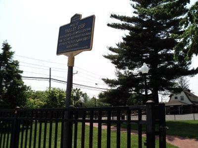 Trolley Stop Marker image. Click for full size.