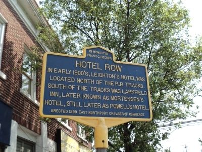 Hotel Row Marker image. Click for full size.
