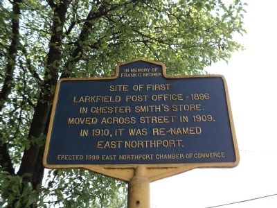 First Larkfield Post Office Marker image. Click for full size.