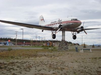 The World's Largest Windvane, a DC3. image. Click for full size.