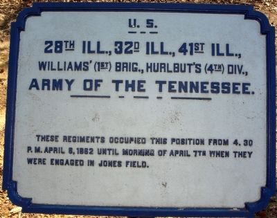 28th Ill., 32nd Ill., 41st Ill. Marker. Click for full size. 28th Ill., 32nd Ill., 41st Ill. Marker image. Click for full size.