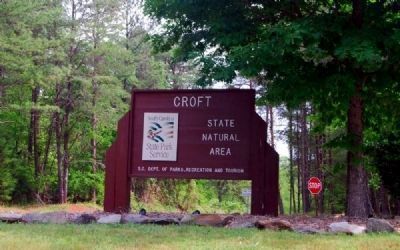 Croft State Natural Area Sign image. Click for full size.