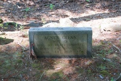 Agnes Glenn Tombstone image. Click for full size.