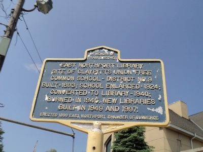 East Northport Library Marker image. Click for full size.