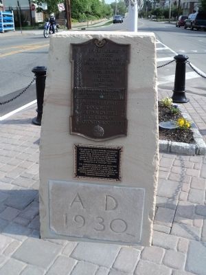 Oyster Bay WWI Memorial Marker image. Click for full size.