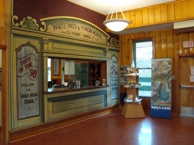 White Pass and Yukon RouteTicket Office image. Click for full size.