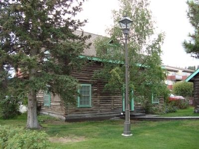 Log Church & Rectory image. Click for full size.
