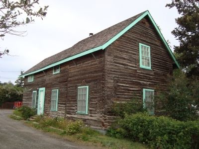 Log Church & Rectory image. Click for full size.