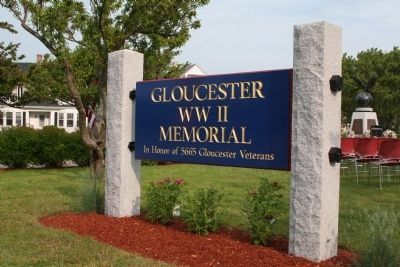 Gloucester World War II Monument Marker image. Click for full size.