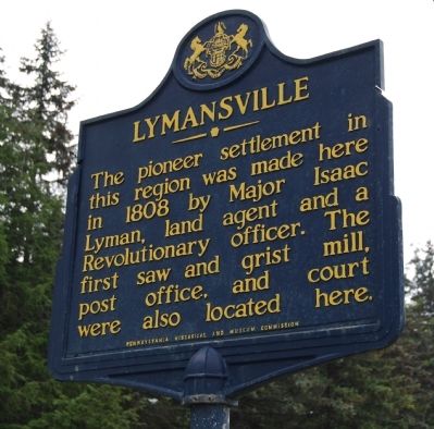 Lymansville Marker image. Click for full size.