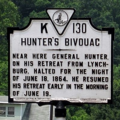 Hunter's Bivouac Marker image. Click for full size.