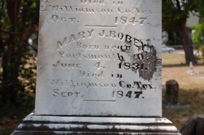 Mary J. Robey (Close-up) image. Click for full size.