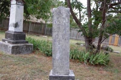 John Bratton Gravestone image. Click for full size.
