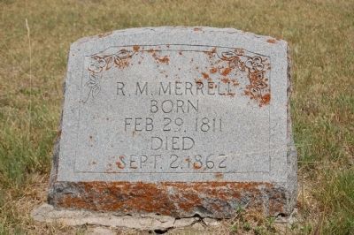 Rachel Merrell Grave Marker image. Click for full size.