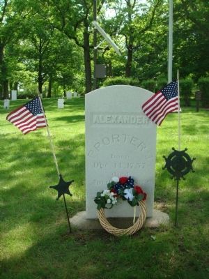 Alexander Porter Gravestone. Click for full size. Alexander Porter Gravestone image. Click for full size.
