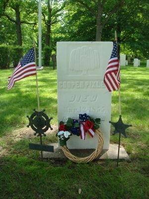 Cooper Pixley Gravestone. Click for full size. Cooper Pixley Gravestone image. Click for full size.